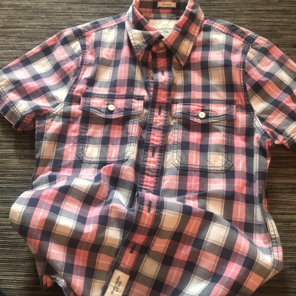 Abercrombie and Fitch short sleeve button down